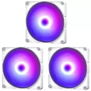 Image of Phanteks PHANTEKS SK PWM D-RGB Luefter, 3er Pack - 140mm, weiß PC fan White (W x H x D) 140 x 140 x 25 mm