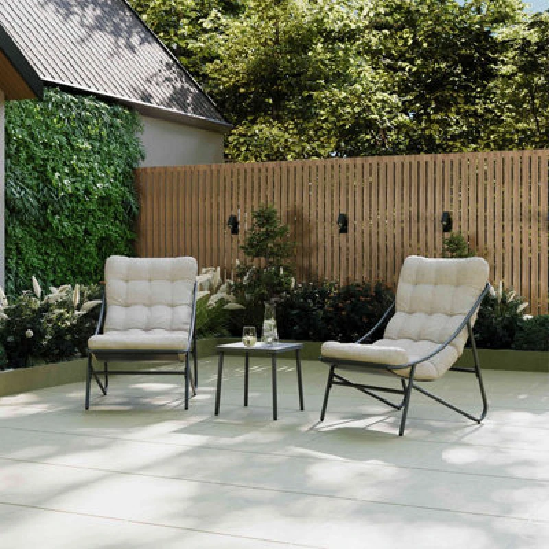 Image of Charles Bentley Porto 2 Seater Bistro Set Garden Outdoor