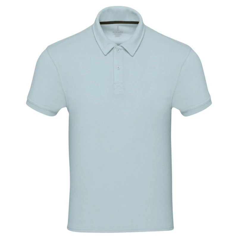 Image of Elevate NXT Womens Akoya Terrycloth Polo Shirt in Duck Egg Blue Size: XS Duck Egg Blue Female XS