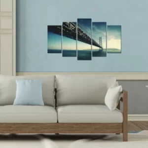 Image of 5PMX-061 Multicolor Decorative MDF Painting (5 Pieces)