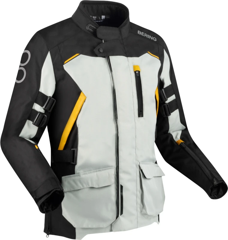 Image of Bering Zephyr Jacket Black Grey Yellow Size M