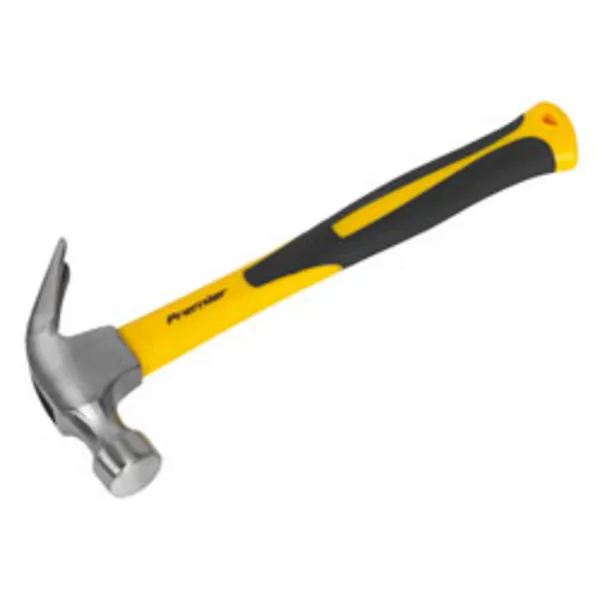 Image of Genuine SEALEY CLHF16 Claw Hammer 16oz Fibreglass Shaft
