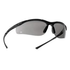 Image of Original Bolle Contour Anti Scratch Anti Mist Safety Spectacles Smoke Lens with Microfibre Bag