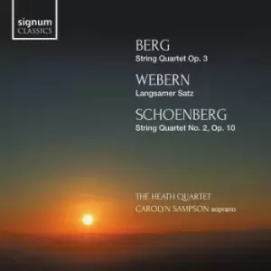 Image of Berg String Quartet Op 3/Webern Langsamer Satz/ by Alban Berg CD Album