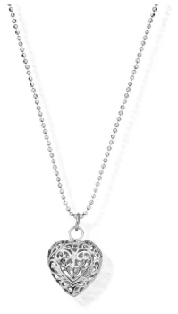Image of ChloBo Diamond Cut Chain With Filigree Heart Pendant Jewellery