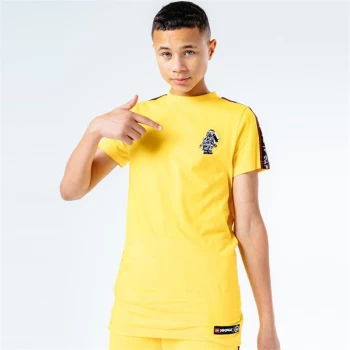 Image of Hype X LEGO Ninjago Tape T Shirt Junior - Yellow/Black