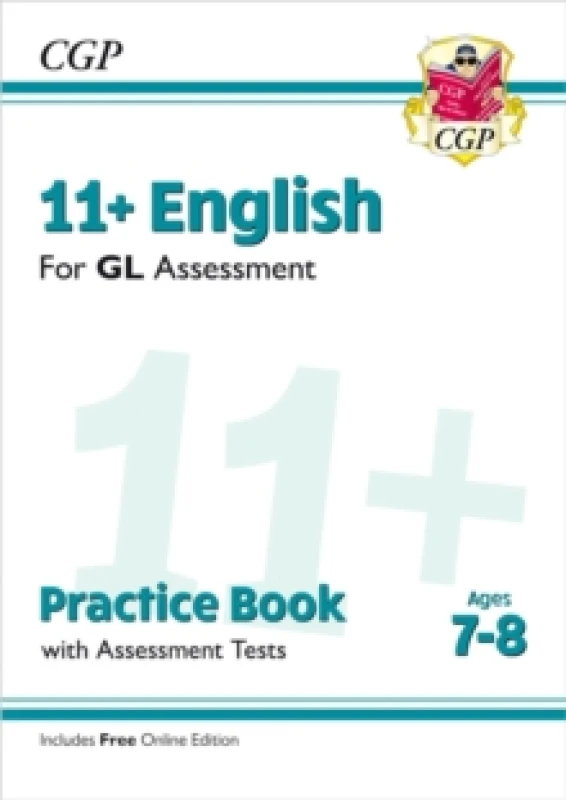 Image of 11+ GL English Practice Book & Assessment Tests - Ages 7-8 (with Online Edition) Multiple-component retail product, part(s) enclose