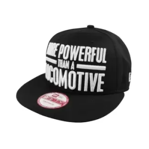 Image of New Era Official Adults Unisex Superman AKA Snapback Cap (M-L) (Black)