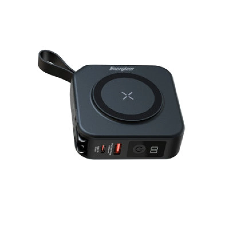 Image of Energizer 10Mah Magnetic Qi Wireless Power Bank + Ac Black One Colour WPGV7 Unisex