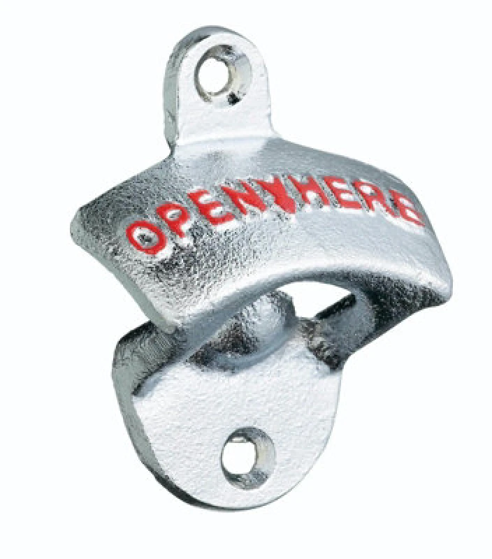 Image of BarCraft BarCraft Wall Mounted Crown Top Bottle Opener, Acetate Display Boxed in Silver Silver One Size Unisex 5028250136343