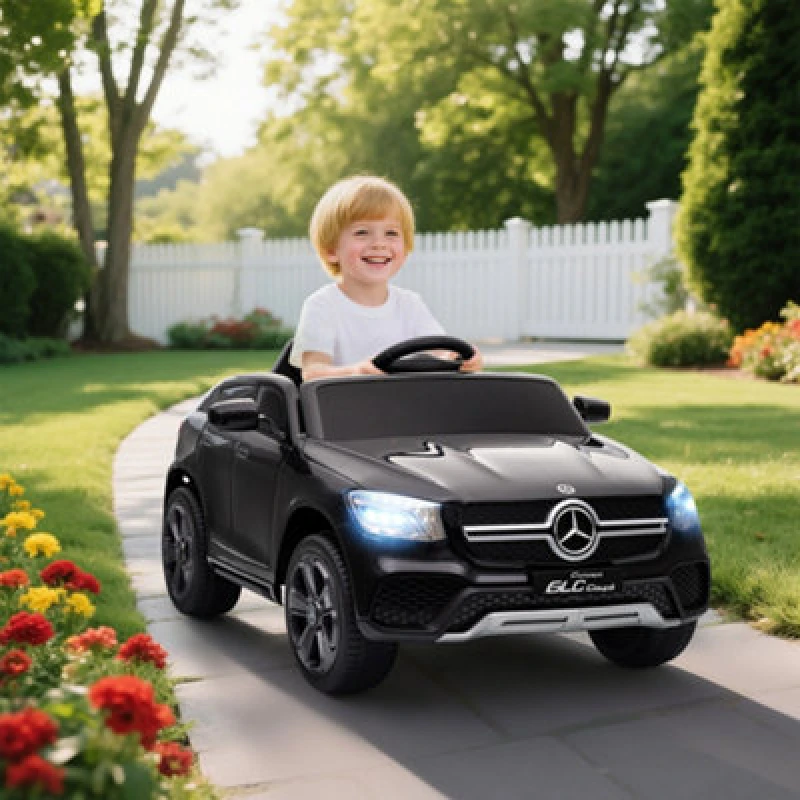 Image of AIYAPLAY Mercedes-Benz GLC Licensed Kids Ride on Car with Remote, Black 370-391V70BK