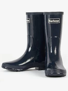 Image of Barbour Kids Shield Wellington - Navy, Size 4 Older