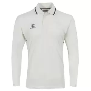 Image of Shrey Elite Playing Shirt L/S Senior - White