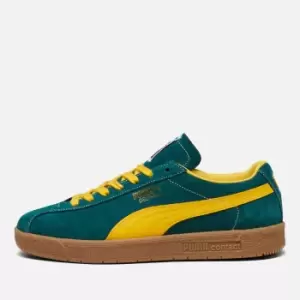 Image of Puma Mens Delphin Trainers - Malachite/Yellow Sizzle - UK 8