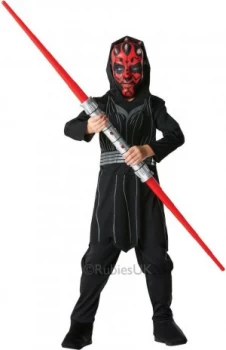 Image of Rubies Childs Darth Maul Fancy Dress Costume Large