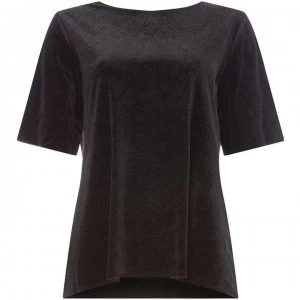 Image of Label Lab Velvet shimmer tee - Black