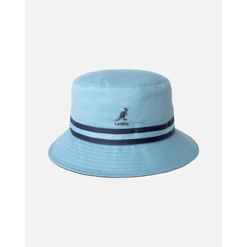 Image of Kangol Stripe Bucket Hat LT Blue unisex Large