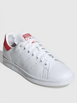 Image of adidas Originals Stan Smith - White/Red, Size 5, Women