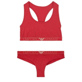 Image of Emporio Armani Ladies Knitted Brale - Red