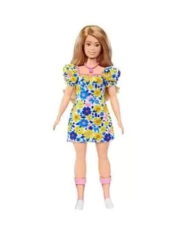 Image of Barbie Fashionista Doll - Floral Babydoll Dress