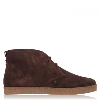 Image of Farah Vintage Jonah Chukka Boots - Brown Suede