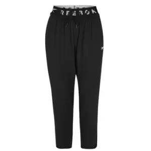 Image of Reebok Slim Fit Jogging Bottoms Womens - Black