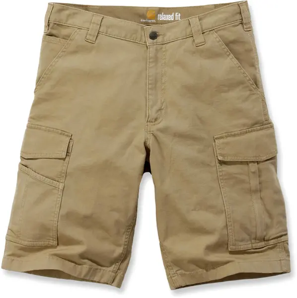 Image of Carhartt Rugged Flex Rigby Cargo Shorts, brown, Size 32