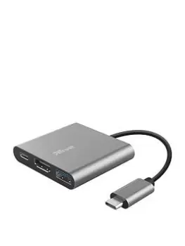 Image of Trust Dalyx 3-In-1 Usb-C Adapter