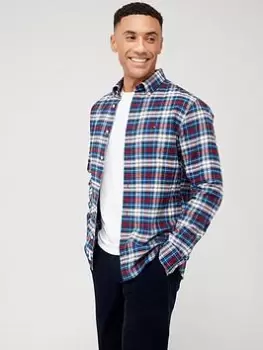 Image of Tommy Hilfiger Brushed Tartan Small Shirt - Print, Size S, Men