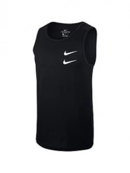 Image of Nike Sportswear Swoosh Tank - Black