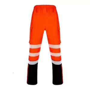 Image of Click Workwear Deltic Hi-vis Overtrouser Two-tone or BL M