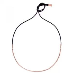 Image of Ladies Karen Millen Rose Gold Plated Wave Choker