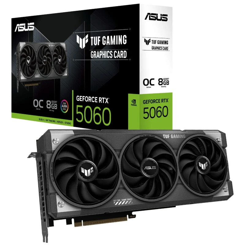 Image of ASUS TUF Gaming GeForce RTX 5060 8GB GDDR7 OC Edition 90YV0N00-M0NA00