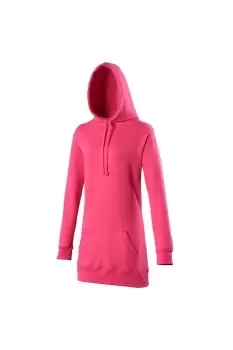 Image of Girlie Longline Hooded Sweatshirt Hoodie