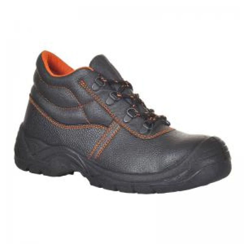 Image of Portwest S3 Kumo Scuff Cap Steel Toe Safety Boots FW24BKR36 Colour: Black