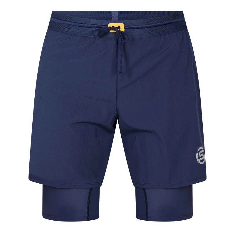 Image of Skins Superpose Performance Shorts Mens - Blue Blue S