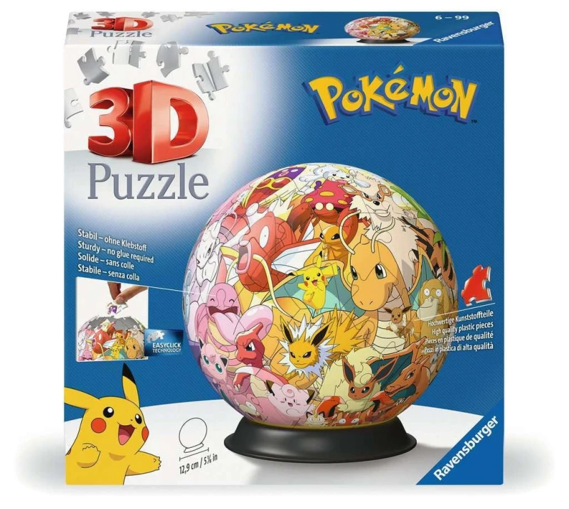 Image of 3D Puzzle-Ball Pokemon Kanto Region