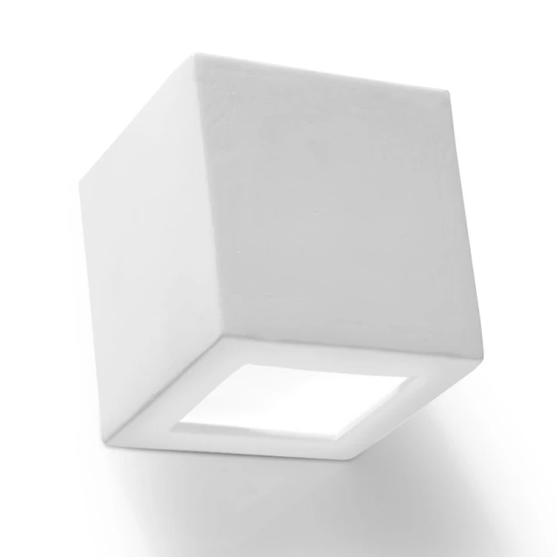 Image of SOLLUX Premium Ceramic Wall Lamp - Classic Design, Paintable - LED27