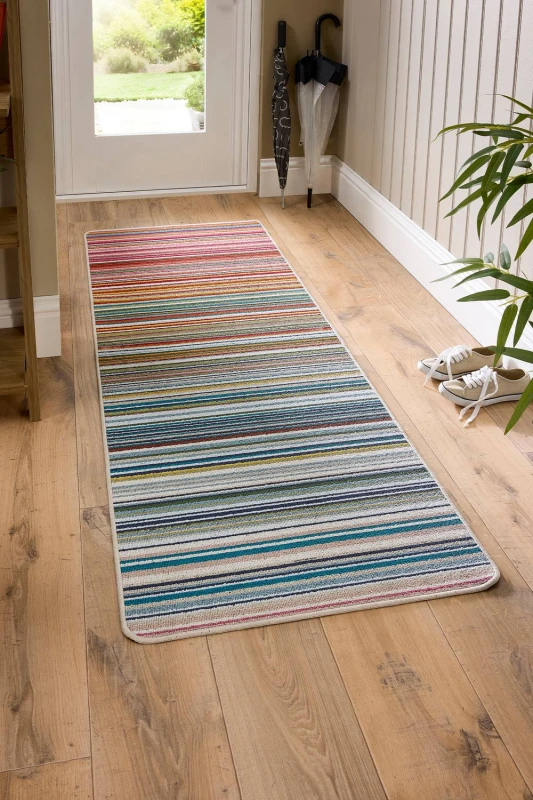 Image of My Mat My Stain Resistant Candy Rainbow 67X200 5.02613E+12