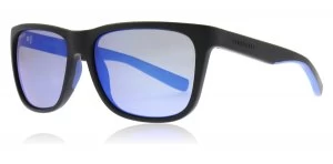 Image of Serengeti Livio Sunglasses Sanded Black / Blue Sanded Black / Blue Polariserade 57mm