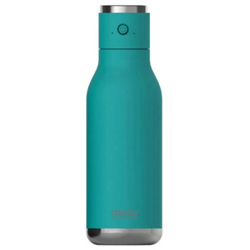 Image of asobu Wireless Stainless Steel Double Walled Speaker Bottle Teal 500ml Teal