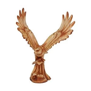 Image of Naturecraft Wood Effect Resin Figurine - Osprey