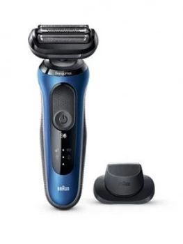 Image of Braun Series 6 60-B1200S Electric Shaver For Men With Precision Trimmer