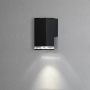 Image of Pollux Outdoor Modern Down Wall Light Black GU10, IP44