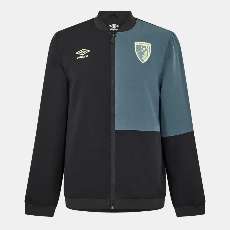 Image of Castore Mens Bournem Pres Licensed Rain Anorak Caviar/Slate male XS