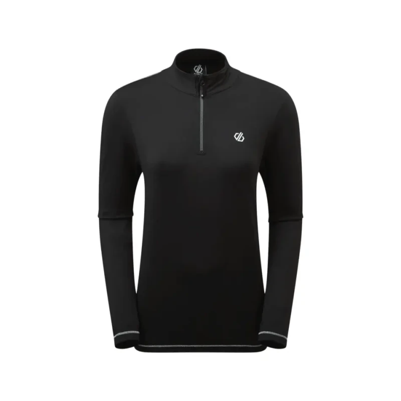 Image of Womens 1/4 zip fleece Dare 2B Lowline II Noir Female 46