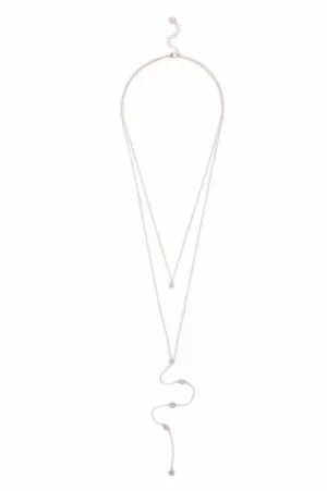 Image of Lipsy Jewellery Multilayer Pave Necklace JEWEL 8694