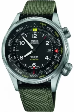 Image of Mens Oris Big Crown ProPilot Altimeter Automatic Watch 0173377054134-SET52314FC