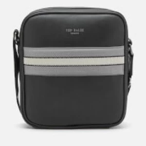 Image of Ted Baker Mens Oppium Webbing Flight Bag - Black