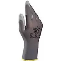 Image of Mapa Professional Ultrane 551 Gloves PU (Polypropylene)Size 9 Grey